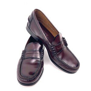 Florsheim Men’s Penny Loafers Burgundy Leather, Classic Style 17058-05 Size 9D